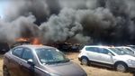 Ratusan Mobil Terbakar karena Rokok