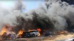 Ratusan Mobil Terbakar karena Rokok