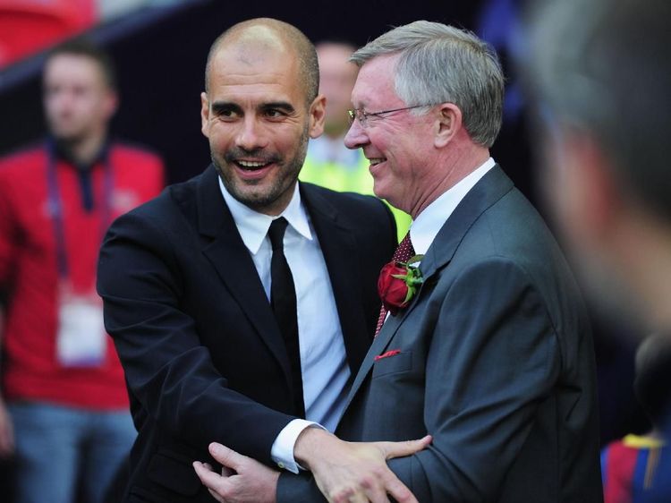 Guardiola di Antara Sir Alex Ferguson dan Juergen Klopp