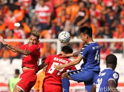 Becamex sudah mulai membuat Macan Kemayoran kerepotan di 10 menit akhir pertandingan.