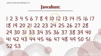 Yak angka 11 dan angka 32 menghilang! Kamu banyak benarnya atau salahnya nih? (Foto: detikHealth) 
