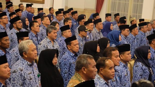 Pembukaan Rakernas Korpri digelar di Istana Negara.