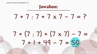 Dalam operasi hitung, pembagian dan perkalian pasti lebih didahulukan untuk dihitung terlebih dahulu sebelum penambahan dan pengurangan. (Foto: detikHealth) 