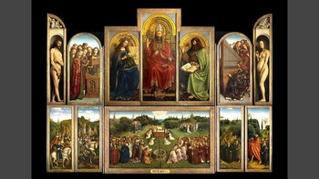Lukisan The Just Judges from the Ghent Altarpiece karya Jan Van Eyck hilang pada tahun 1934. Dok. BBC.