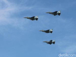 Amankan Ujung Barat RI, 4 Pesawat F-16 Patroli di Langit Aceh