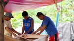 Foto: Orang Sangir, Ahli Membuat Kapal dari Sulawesi Utara
