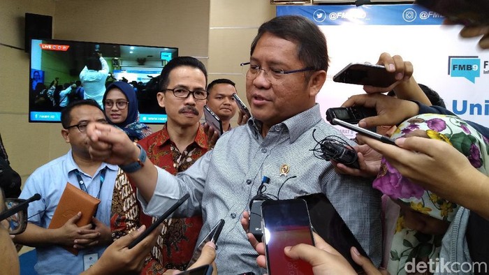 Menkominfo Rudiantara membeberkan potensi startup unicorn berikutnya dari Indonesia. (Foto: Muhamad Imron Rosyadi/detikINET) Menkominfo Rudiantara membeberkan potensi startup unicorn berikutnya dari Indonesia. (Foto: Muhamad Imron Rosyadi/detikINET)