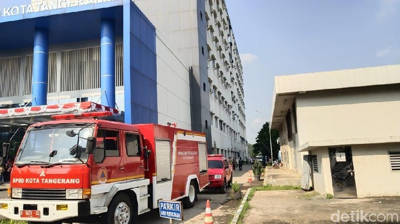 Penampakan Bekas Kebakaran di RSUD Kota Tangerang