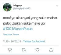 Cuit Kocak 1001 Alasan Putus yang Tak Biasa Ini Bikin Ngakak