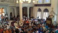 Masjid ini terdiri dari dua lantai dan tempat salat berada di lantai dua. (Tokyo Camii - Tokyo Mosque/Facebook)