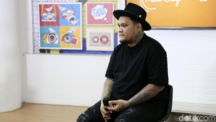 Virgoun saat berkunjung ke kantor detikcom.