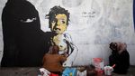 Mural Ibu dan Anak Korban Perang di Yaman Bikin Miris