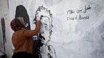 Mural Ibu dan Anak Korban Perang di Yaman Bikin Miris
