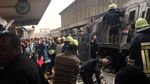 20 Orang Tewas Akibat Kebakaran di Stasiun Kereta Kairo
