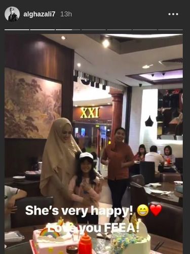 Senyum Safeea Dapat Kejutan Ultah dari Al Meski Tanpa Ahmad Dhani