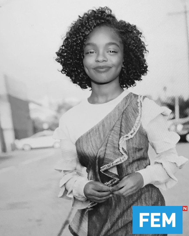Film Little adalah remake dari Big yang dirilis pada 1988 dan dibintangi Tom Hanks. Dikatakan jika Marsai telah pitching ide film tersebut sejak berusia 10 tahun kepada produser eksekutif Black-ish Kenya Barri.  Foto: Instagram @marsaimartin