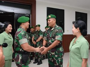 16 Perwira Tinggi TNI AD Naik Pangkat