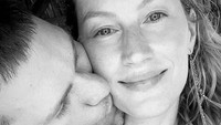 Tom sendiri mengunggah foto mesranya dan Gisele di insta-story. Dok. Instagram/gisele