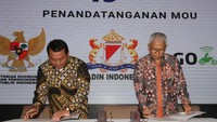 Ini merupakan bentuk komitmen Gojek dalam mendukung pemerintah membukakan akses bagi lebih banyak lagi usaha mikro, kecil dan menengah (UMKM). Foto: dok. Kadin