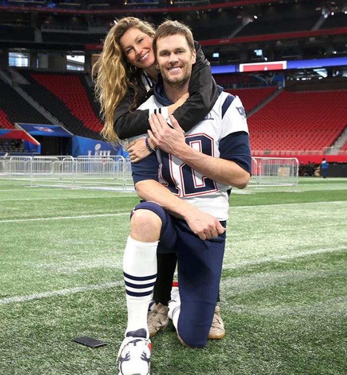 Gisele Bundchen dan Tom Brady.