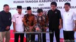 Jonan Resmikan Jaringan Gas Bumi di Bogor