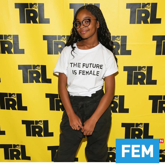 Menjadi produser eksektutif termuda di Hollywood, Marsai Martin berharap jika langkahnya bisa menginspirasi sesama. Foto: Instagram @marsaimartin