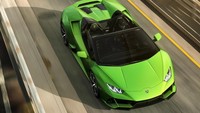 Memang soal desain Lamborghini Huracan Evo Spyder ini memiliki tampilan keren. Foto: Pool (Leftlanenews)
