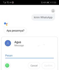 Cara Mengirim Pesan WhatsApp Tanpa Mengetik