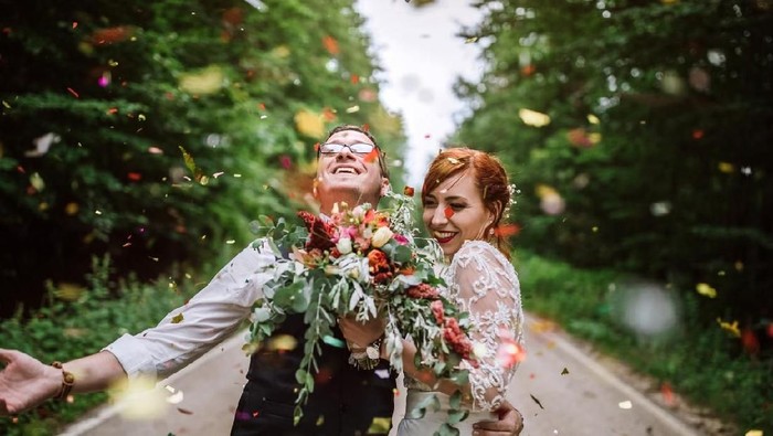 ilustrasi pengantin baru