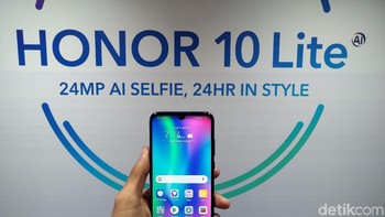 Honor resmi memboyong seri 10 Lite ke Indonesia. Foto: Muhamad Imron Rosyadi/detikINET