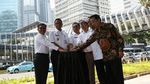 Potret JPO Instagramable di Jalan Sudirman yang Diresmikan Anies