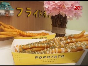 Nyam! Nikmatnya Kentang Goreng Panjang Khas Jepang