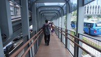 JPO tersebut sudah mulai direvitalisasi sejak Oktober 2018 lalu.