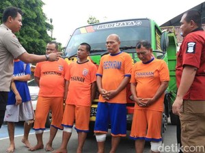 Komplotan Pencuri Truk Lintas Provinsi Dihadiahi Timas Panas