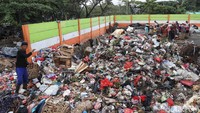 Dalam sehari depo tersebut bisa menampung sampah sebanyak 180 meter kubik atau setara dengan 66 ton. 