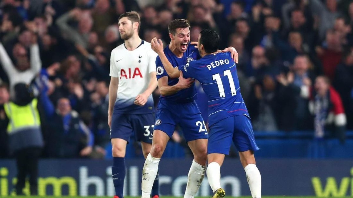 Chelsea menang 2-0 atas Tottenham Hotspur di Stamford Bridge. (Foto: Clive Rose/Getty Images)