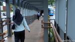 Warga Mulai Gunakan JPO Instagramable di Sudirman