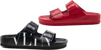 valentino roman stud ballet flat