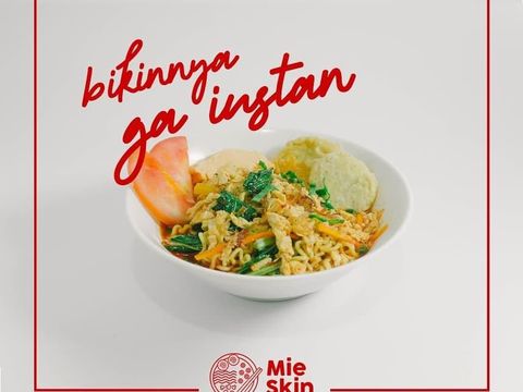 Mie Skin' Kedai Mie yang Belum Buka Tapi Sudah Ramai di Medsos