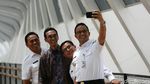 Potret JPO Instagramable di Jalan Sudirman yang Diresmikan Anies