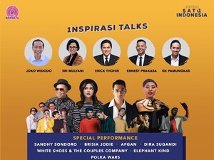 Bareng Afgan Hingga Elephant Kind, Jokowi Gabung di Festival Satu Indonesia