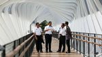 Potret JPO Instagramable di Jalan Sudirman yang Diresmikan Anies