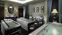 Le Spa du Metropole. Adalah ruangan spa hotel dengan luas 400 m2 yang menghadap ke halaman taman dan kolam renang (Sofitel/CNN Travel)