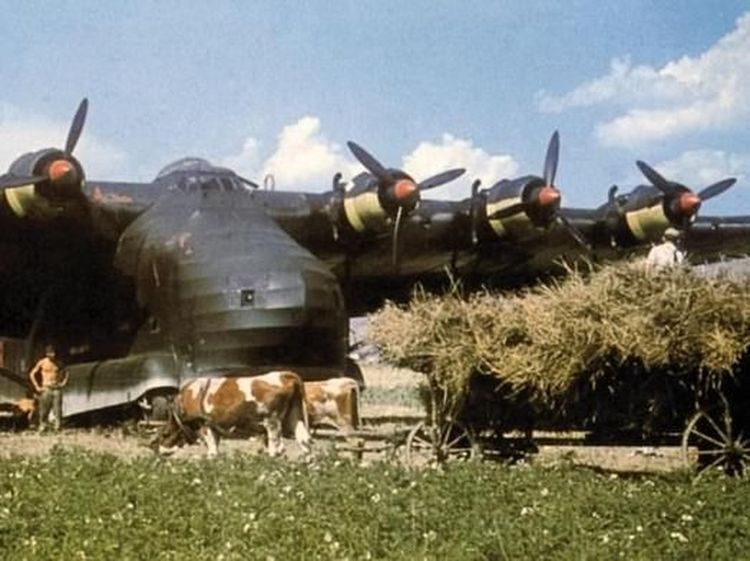 Foto Warna Langka Aksi Pesawat Nazi di Perang Dunia II