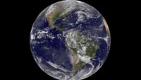 Bumi disebutkan tampak lebih hijau karena aktivitas reboisasi yang cukup ambisius. Dok. NASA.