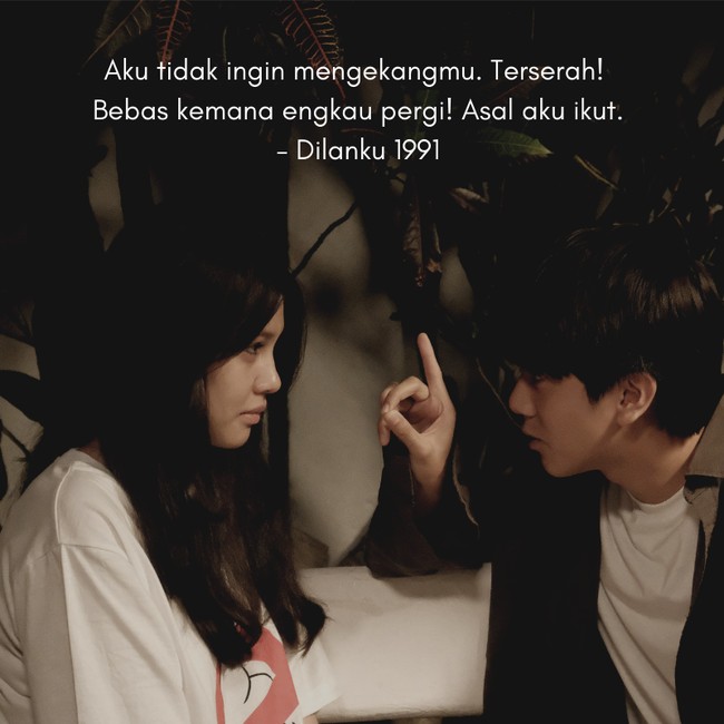 Kamu bebas kemana pun yang penting ada aku yang selalu ikut. Foto: dok. Wolipop