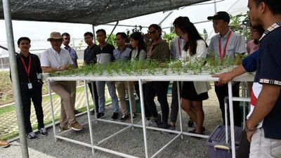 Petani Muda Ikuti Pelatihan Urban Farming