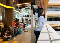 Demi Jaket Gratis, Ratusan Orang Rela Antre Hingga Menginap di Depan McDonald's