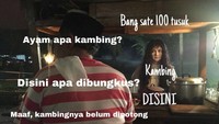 Meme Suzanna yang dibintangi Luna Maya ini dibuat meme makanan jadi lucu. Foto: Istimewa