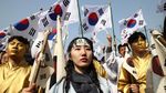 Aksi Warga Korsel Mengenang 100 Tahun Gerakan Kemerdekaan Korea
